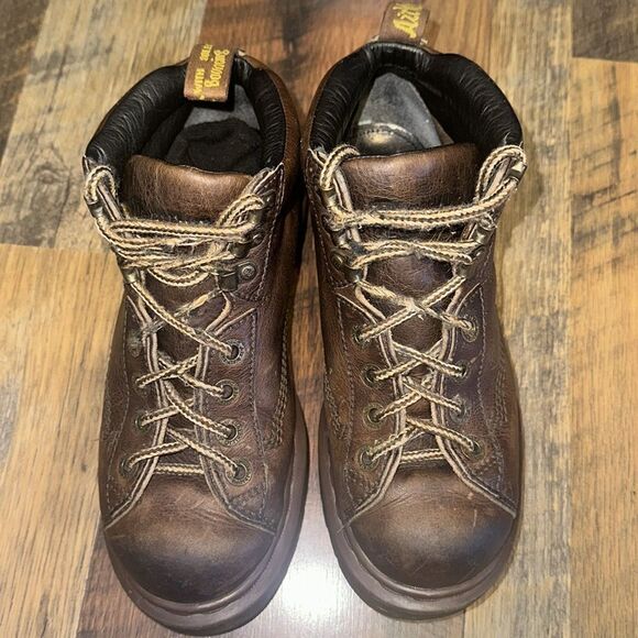 Vintage Dr. Martins- Made In England- Airwair W/Bouncing Soles Boots Size 5 MIL - Picture 9 of 14